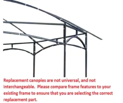 Newport Gazebo Replacement Riplock Canopy -RAZOR COSCO SHOP 810549325 3