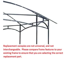 Newport Gazebo Replacement Riplock Canopy -RAZOR COSCO SHOP 810549326 4