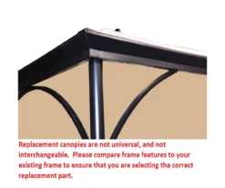 Somerset Gazebo Stone Stripe Replacement Canopy -RAZOR COSCO SHOP 810549340 41
