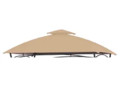Dome Top Grill Gazebo Beige Replacement Canopy -RAZOR COSCO SHOP 810549341 11