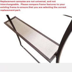 Dome Top Grill Gazebo Beige Replacement Canopy -RAZOR COSCO SHOP 810549341 6