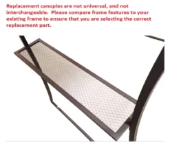 Dome Top Grill Gazebo Beige Replacement Canopy -RAZOR COSCO SHOP 810549341 61