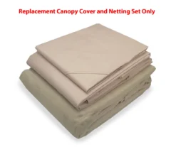 Sienna Octagon Gazebo Beige Replacement Riplock Canopy & Side Mosquito Netting Set -RAZOR COSCO SHOP 810549342 21