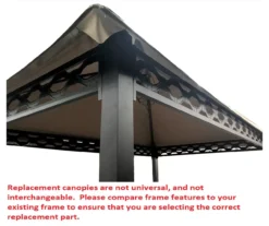 Pinehurst Grill Gazebo Beige Replacement Canopy -RAZOR COSCO SHOP 810549353 71