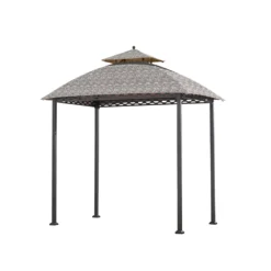 Pinehurst Grill Gazebo Beige Damask Replacement Canopy -RAZOR COSCO SHOP 810549360 8