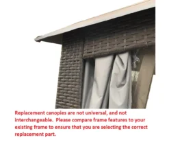 Augusta Gazebo Beige Replacement Riplock Canopy -RAZOR COSCO SHOP 810549366 61