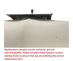 Augusta Gazebo Beige Replacement Riplock Canopy & Side Mosquito Netting Set -RAZOR COSCO SHOP 810549367 41