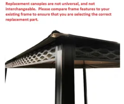 Pinehurst Gazebo Beige Replacement Canopy -RAZOR COSCO SHOP 810549369 51