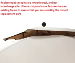 Windsor Dome Gazebo Midnight Blue Trellis Replacement Canopy -RAZOR COSCO SHOP 810549380 41