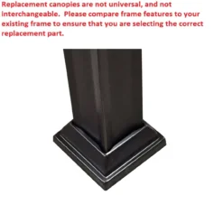 Windsor Dome Gazebo Midnight Blue Trellis Replacement Canopy -RAZOR COSCO SHOP 810549380 5