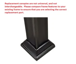 Windsor Dome Gazebo Midnight Blue Trellis Replacement Canopy -RAZOR COSCO SHOP 810549380 51