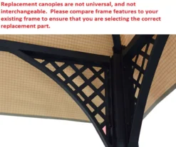 Windsor Grill Gazebo Replacement Riplock Canopy -RAZOR COSCO SHOP 810549388 31