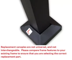 Windsor Grill Gazebo Beige Damask Replacement Canopy -RAZOR COSCO SHOP 810549390 61