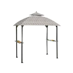 Windsor Grill Gazebo Beige Damask Replacement Canopy -RAZOR COSCO SHOP 810549390 8