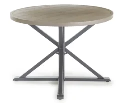 Broyhill Sandpointe Steel Round Patio Dining Table -RAZOR COSCO SHOP 810554377 3