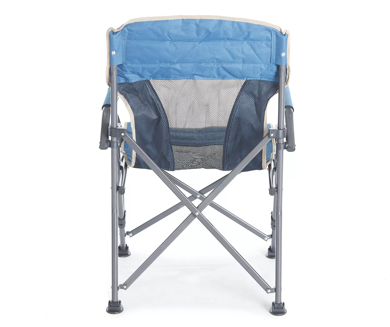 Lux Navy Blue Folding Quad Chair 2 Lux Navy Blue Folding Quad Chair - Image 2