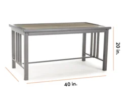 Eagle Brooke Wood Look Patio Coffee Table -RAZOR COSCO SHOP 810555217 99 1
