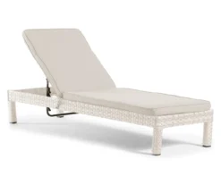 Broyhill Eagle Brooke All-Weather Wicker Cushioned Chaise Lounger -RAZOR COSCO SHOP 810555245