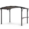 8.5' X 13' Capilano Steel Pergola With Bar Counter