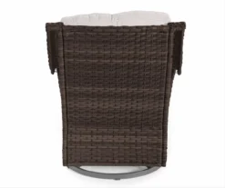 Real Living Rockbridge 3-Piece Cushioned Patio Glider & Side Table Set -RAZOR COSCO SHOP 810555289 2