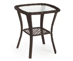 Real Living Rockbridge 3-Piece Cushioned Patio Glider & Side Table Set -RAZOR COSCO SHOP 810555289 4