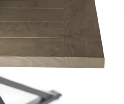 Broyhill Autumn Cove Wood Look Square Steel Patio Dining Table -RAZOR COSCO SHOP 810557039 2