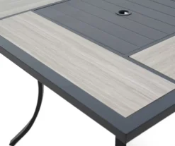 Rome Wood Look Tile Patio Dining Table -RAZOR COSCO SHOP 810557270 2