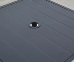 Rome Wood Look Tile Patio Dining Table -RAZOR COSCO SHOP 810557270 3