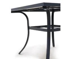 Rome Wood Look Tile Patio Dining Table -RAZOR COSCO SHOP 810557270 4