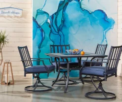 Rome Wood Look Tile Patio Dining Table -RAZOR COSCO SHOP 810557270 810557269 9