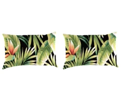 Cypress Midnight Outdoor Throw Pillows, 2-Pack