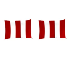 Jordan Manufacturing Cabana Stripe Outdoor Throw Pillows, 2-Pack -RAZOR COSCO SHOP 810560473 1