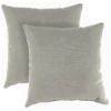 Jordan Manufacturing Husk Texture Outdoor Throw Pillows, 2-Pack