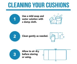 Halsey Shadow French Edge Outdoor Chair Cushion -RAZOR COSCO SHOP 810560553 15