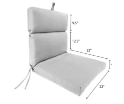 Halsey Shadow French Edge Outdoor Chair Cushion -RAZOR COSCO SHOP 810560553 4