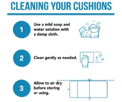 Sea Coral Turquoise Euro Style Outdoor Chair Cushion -RAZOR COSCO SHOP 810560598 16