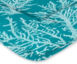 Sea Coral Turquoise Euro Style Outdoor Chair Cushion -RAZOR COSCO SHOP 810560598 6