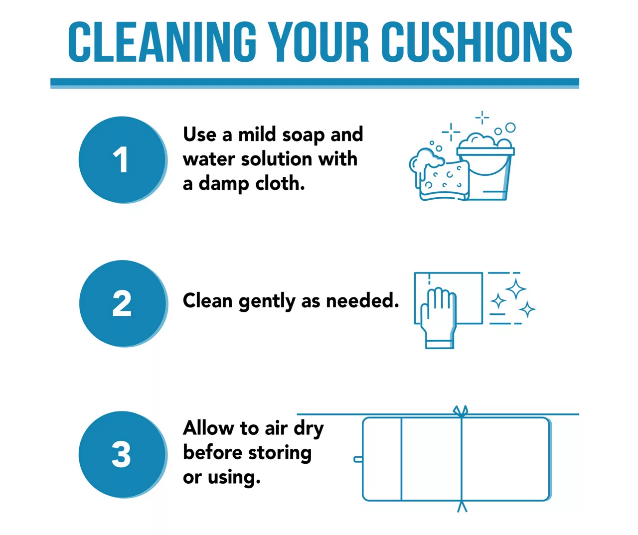 Cypress Midnight Euro Style Outdoor Chair Cushion 16 Cypress Midnight Euro Style Outdoor Chair Cushion - Image 16