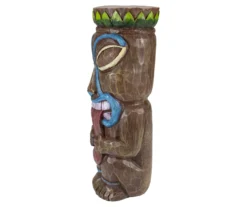 16" Tongue Out Tiki Solar Garden Statuary -RAZOR COSCO SHOP 810575978 2