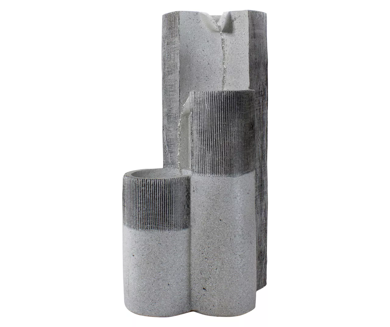 Gray Speckled Rainfall 3-Tier Polystone Fountain 1 Gray Speckled Rainfall 3-Tier Polystone Fountain