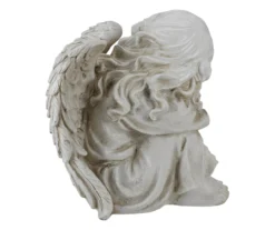 9.5" Ivory Resting Angel Garden Statuary -RAZOR COSCO SHOP 810575997 3