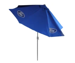 Northlight 9' Ford Blue Market Patio Umbrella -RAZOR COSCO SHOP 810576013 1