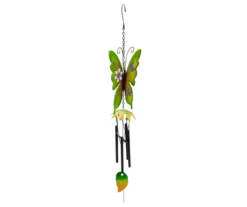 15.75" Green Butterfly Metal Windchime -RAZOR COSCO SHOP 810576161 2