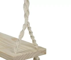 Northlight Rope Wooden Swing Chair -RAZOR COSCO SHOP 810576215 3