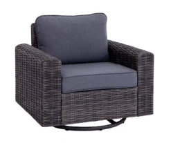 Broyhill Pembroke All-Weather Wicker Cushioned Patio Swivel Glider Chair -RAZOR COSCO SHOP 810580415 1
