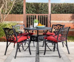 Glitzhome Cast Aluminum Cushioned Patio Dining Chairs, 2-Pack -RAZOR COSCO SHOP 810582322 3