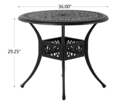 Cast Aluminum Patio Dining Table -RAZOR COSCO SHOP 810582325 5