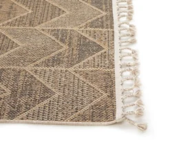 Jani Brown Chevron Outdoor Area Rug, (8' X 10') -RAZOR COSCO SHOP 810586753 810586752 810586751 LawnNGarden Ecomm 090722 Roy A8 2 3