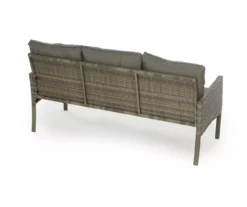 Valencia All-Weather Wicker Cushioned Patio Sofa & Ottoman Set -RAZOR COSCO SHOP 810587798 4