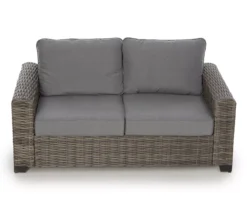 Broyhill Pembroke All-Weather Wicker Cushioned Patio Loveseat -RAZOR COSCO SHOP 810588207 0486 A8 1